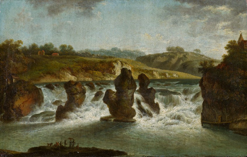 Johann Heinrich W&uuml;est - Schaffhauser Rheinfall, 1772, 1772